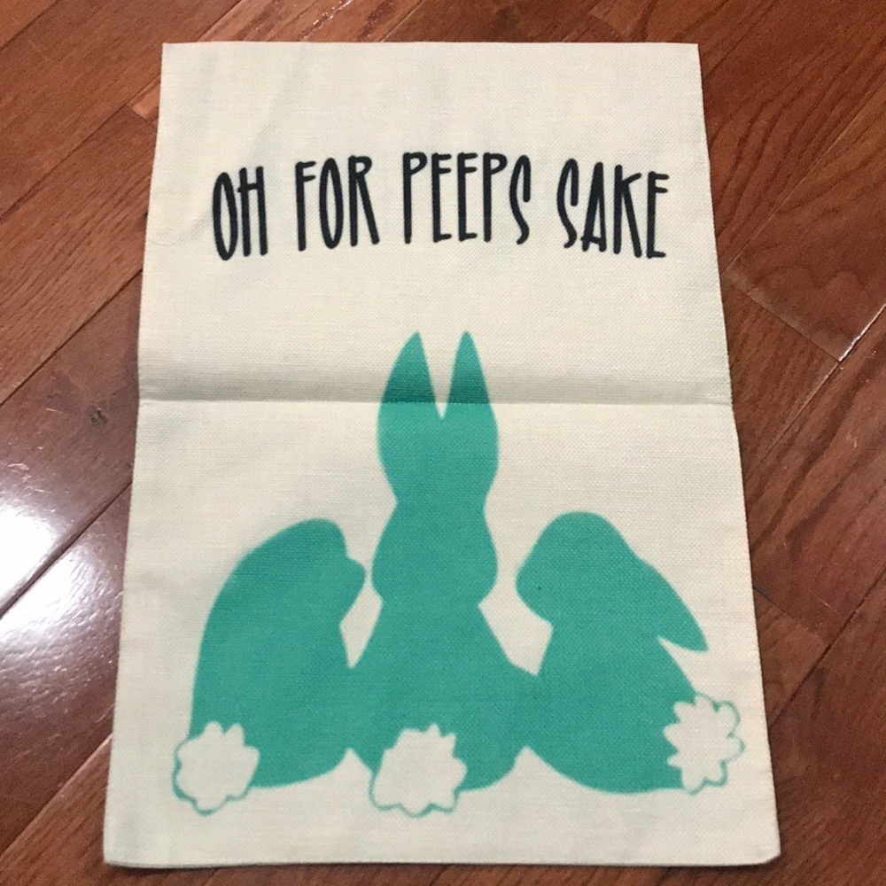 New Easter Peeps garden flag